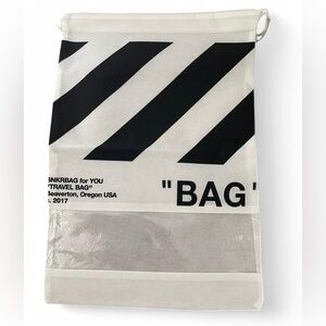 Off-White Black and White Sneaker Travel Bag